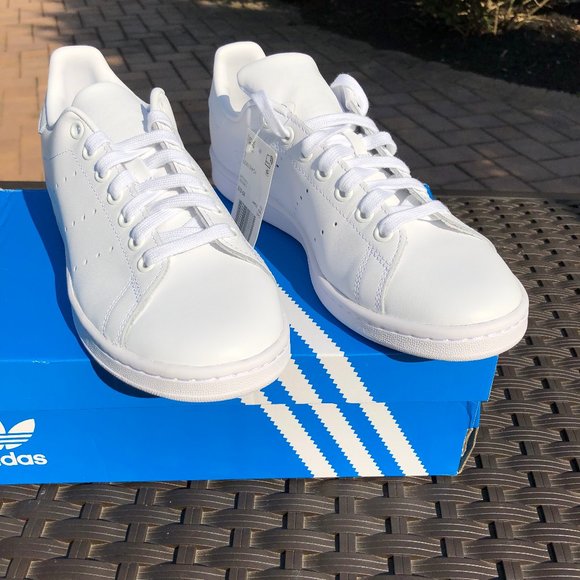 adidas Shoes - Adidas Stan Smith Leather Trainers Triple White